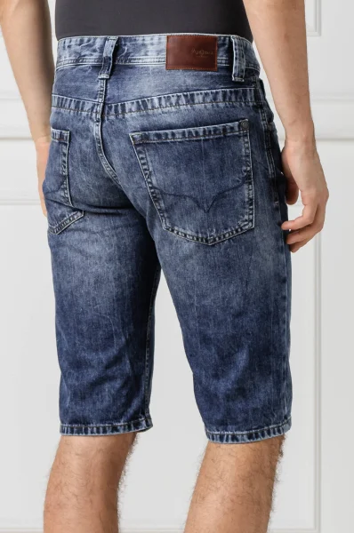 šortky cash | regular fit | denim Pepe Jeans London 	modrá	
