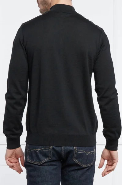 Vlnený sveter | Slim Fit Paul&Shark 	čierna	