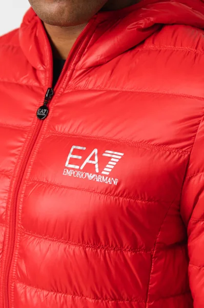 Páperová bunda | Regular Fit páperová EA7 	červená	