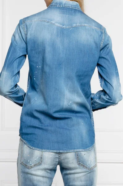 košeľa | regular fit Dsquared2 	modrá	