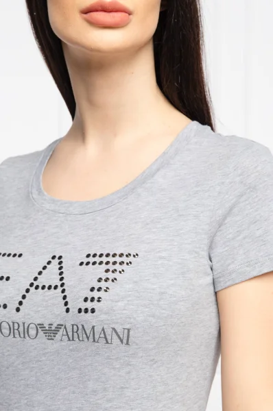 tričko | regular fit EA7 	sivá	