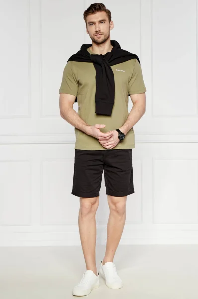 Tričko | Slim Fit Calvin Klein 	khaki	