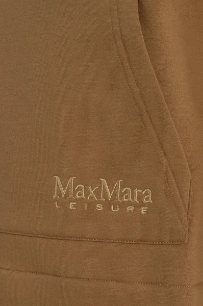 Mikina | Regular Fit Max Mara Leisure 	hnedá	