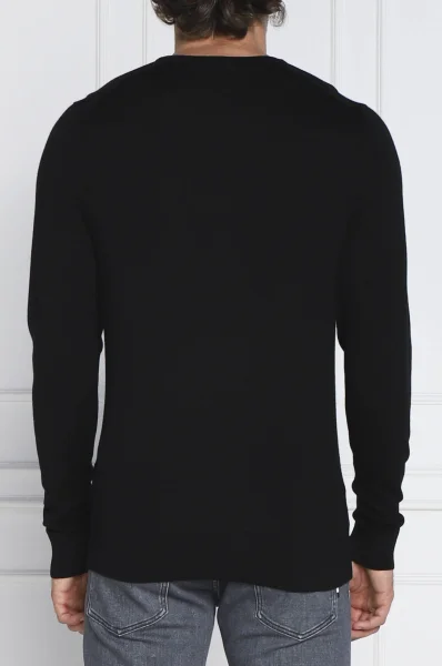 vlnený sveter | regular fit Calvin Klein 	čierna	