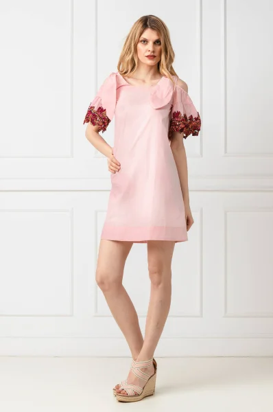 šaty alaina Pinko 	púdrovo ružová	