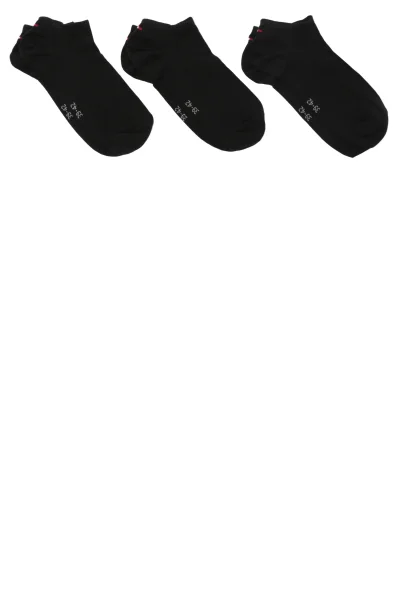 Ponožky 3-balenie TH MEN SNEAKER 3P PROMO Tommy Hilfiger 	čierna	