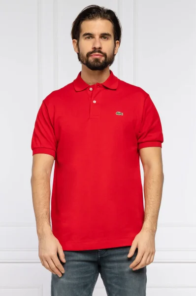 Polo tričko | Classic fit | pique Lacoste 	červená	