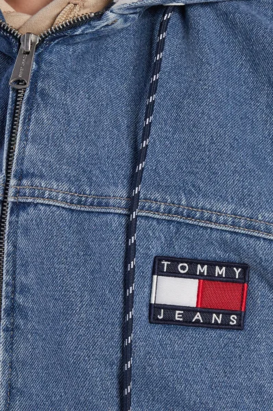 Zateplená bunda SHERPA | Regular Fit Tommy Jeans 	modrá	