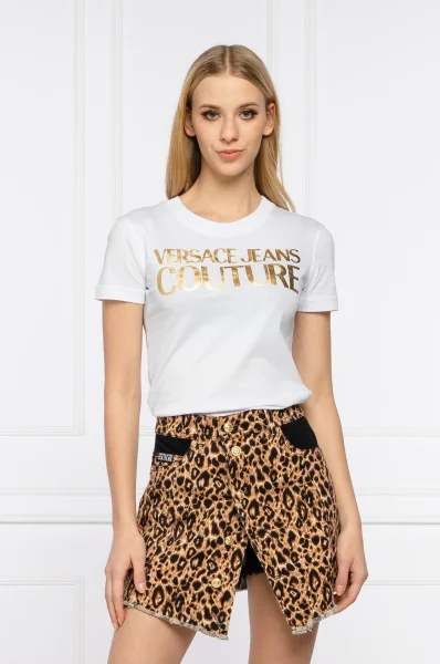 Tričko | Slim Fit Versace Jeans Couture 	biela	