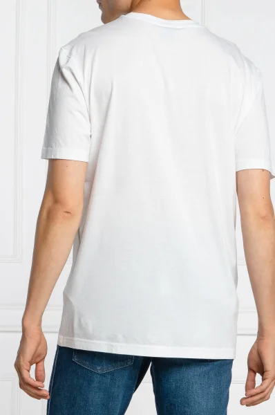 tričko thady 1 | regular fit | pima BOSS ORANGE 	biela	