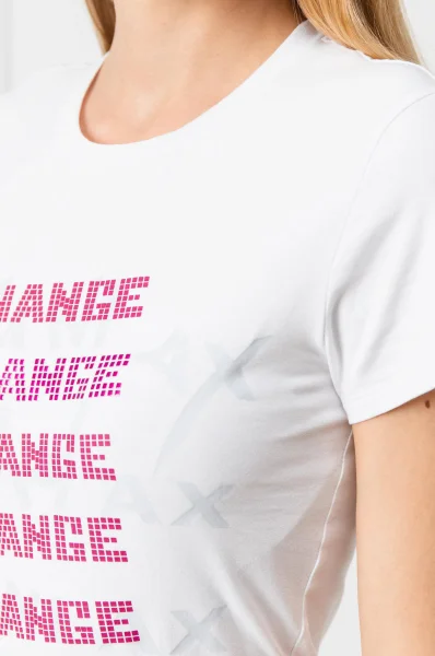 tričko | regular fit Armani Exchange 	biela	