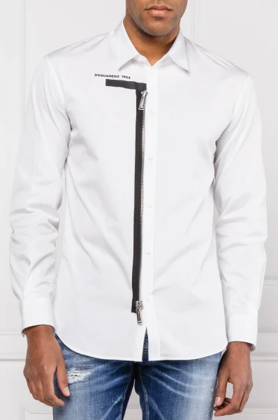 košeľa | regular fit Dsquared2 	biela	