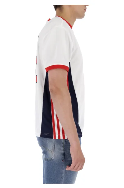 tričko 90s signature football | regular fit Tommy Jeans 	biela	