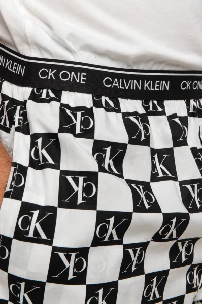 Pyžamo | Relaxed fit Calvin Klein Underwear 	biela	