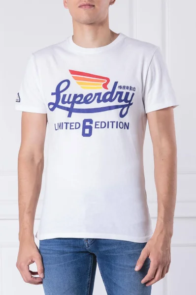 tričko icarus | slim fit Superdry 	biela	