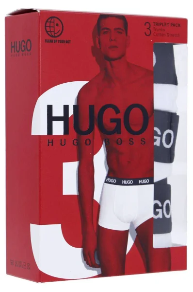 boxerky 3-balenie HUGO 	biela	