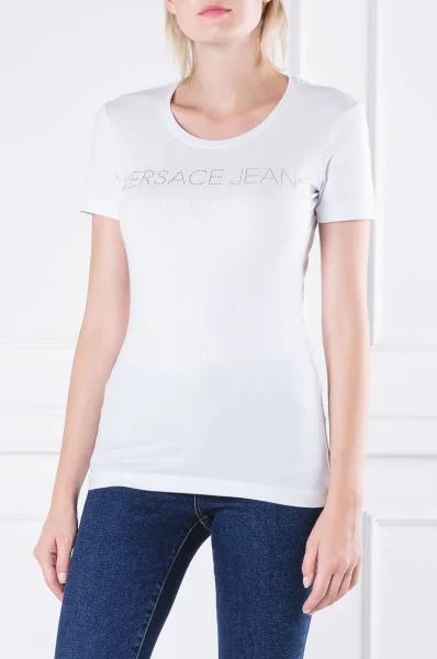 tričko | regular fit Versace Jeans 	biela	