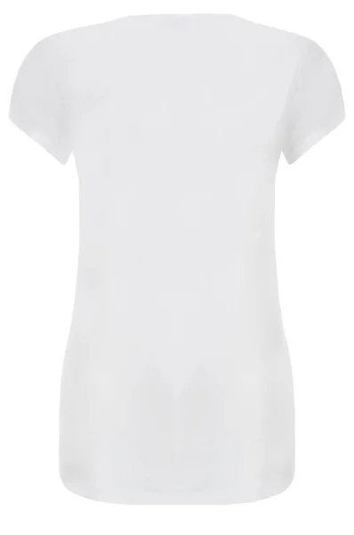 tričko | slim fit EA7 	biela	