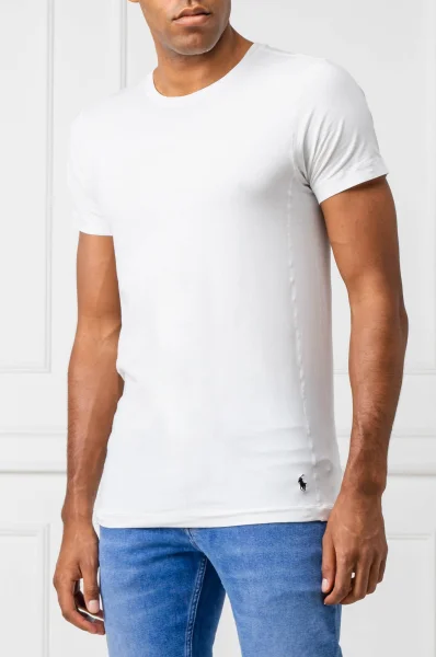 tričko | slim fit POLO RALPH LAUREN 	biela	