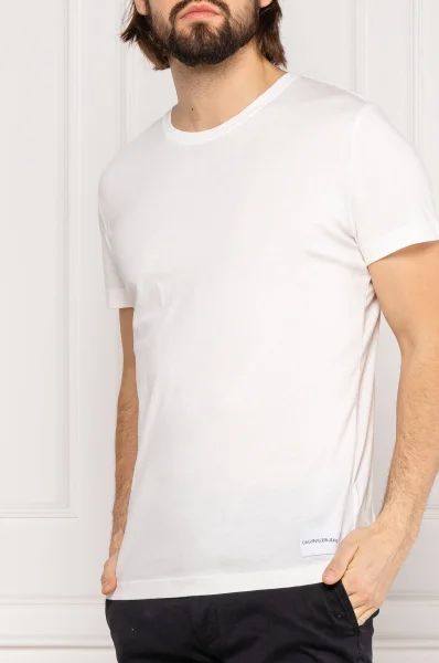 tričko | regular fit CALVIN KLEIN JEANS 	biela	