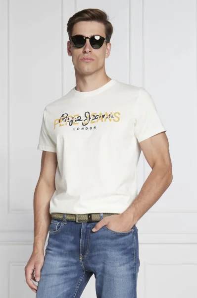 Tričko THIERRY | Regular Fit Pepe Jeans London 	biela	