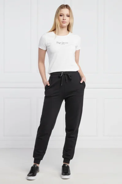 tričko new virginia | slim fit Pepe Jeans London 	biela	