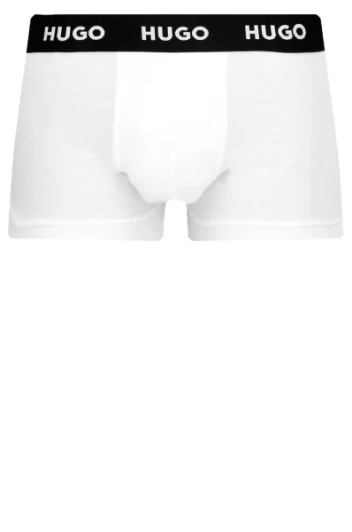 Boxerky 3-balenie TRUNK TRIPLET PACK Hugo Bodywear 	biela	