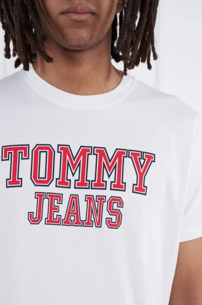 Tričko | Regular Fit Tommy Jeans 	biela	