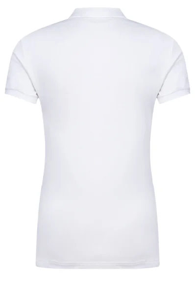 polo tričko | slim fit | stretch pique Lacoste 	biela	
