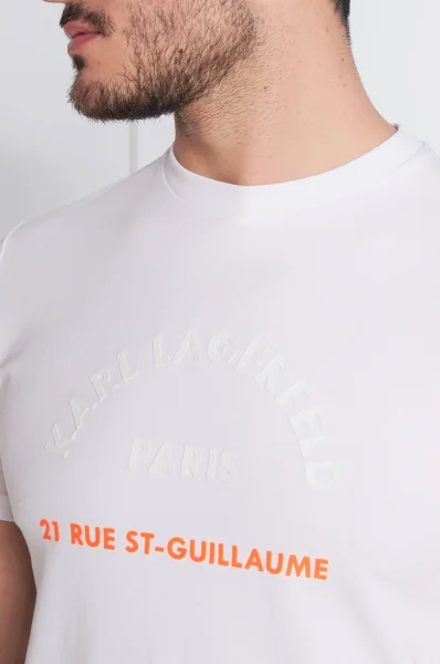 Tričko | Regular Fit Karl Lagerfeld 	biela	