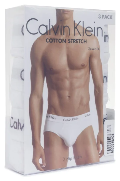 Slipy 3-pack Calvin Klein Underwear 	biela	