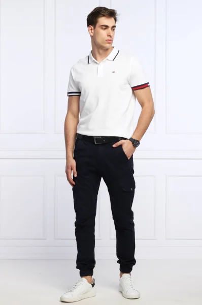 Polo tričko | Regular Fit Tommy Jeans 	biela	