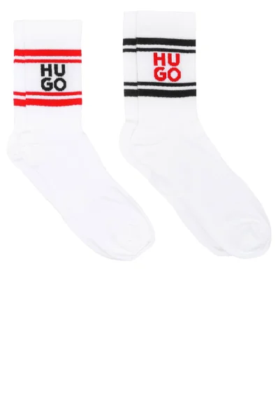 Ponožky 2-balenie 2P QS GIFTSET Hugo Bodywear 	biela	