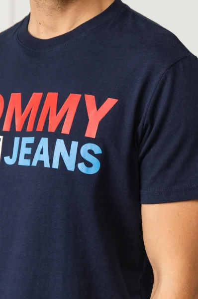 tričko tjm essential | regular fit Tommy Jeans 	tmavomodrá	