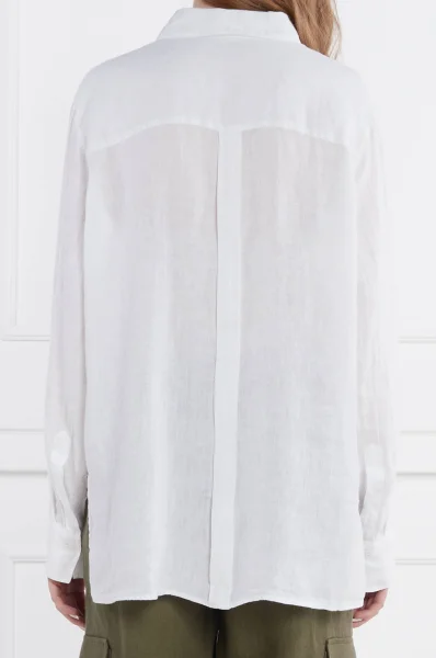 Ľanová košeľa | Oversize fit RIANI 	biela	