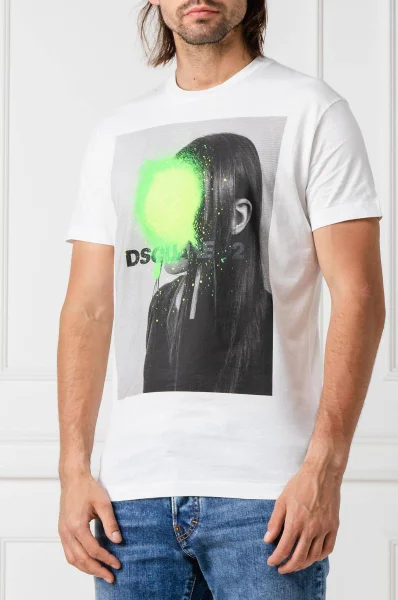 tričko | cool fit Dsquared2 	biela	