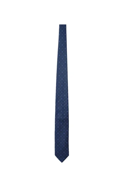 Hodvábny kravata HUGO 	tmavomodrá	