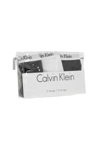 Tangá 3-balenie Calvin Klein Underwear 	čierna	