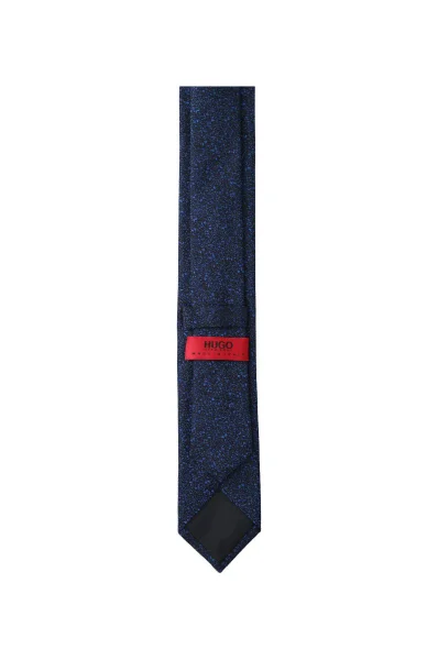 Hodvábny kravata HUGO 	modrá	