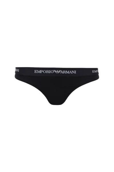 nohavičky brazylijskie 2-pack Emporio Armani 	čierna	