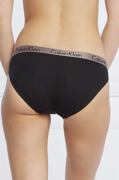 Nohavičky 3-balenie Calvin Klein Underwear 	čierna	
