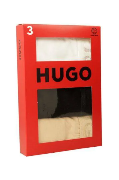 Nohavičky 3-balenie Hugo Bodywear 	béžová	