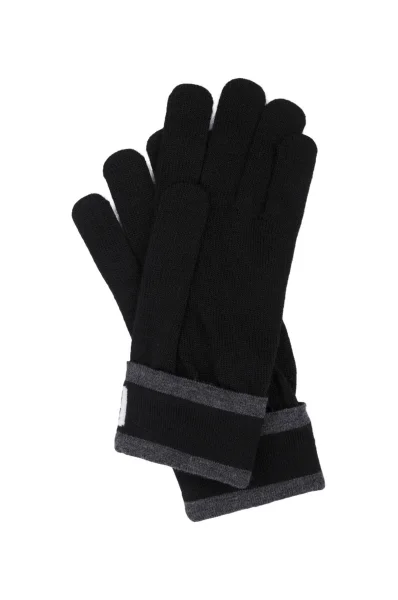 rukavice EA7 	čierna	