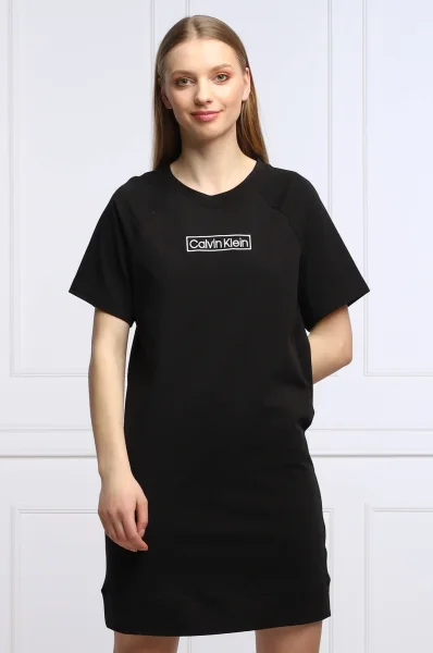 Nočná košeľa | Regular Fit Calvin Klein Underwear 	čierna	