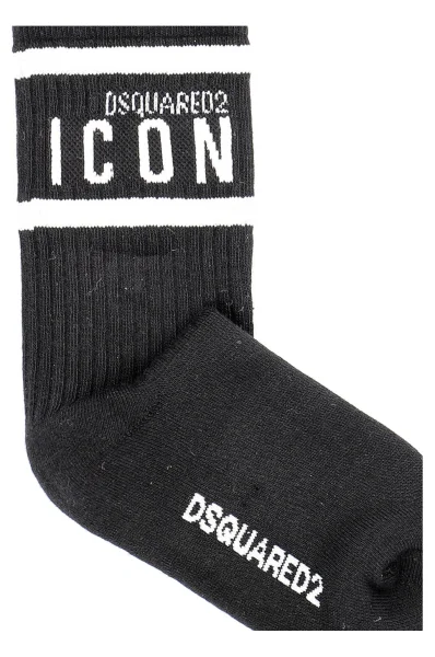 Ponožky Dsquared2 	čierna	