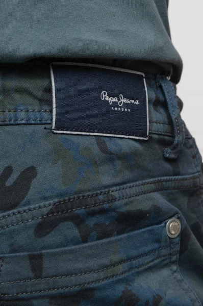 nohavice johnson | relaxed fit Pepe Jeans London 	modrá	