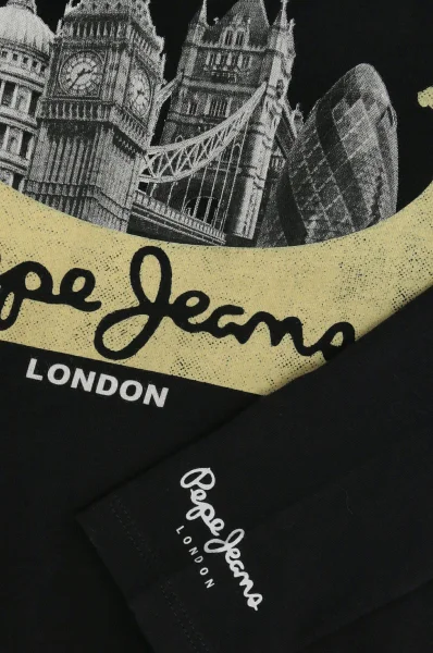 Longsleeve ANDREAS | Regular Fit Pepe Jeans London 	čierna	