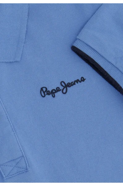 Polo tričko THOR JR | Regular Fit | pique Pepe Jeans London 	svetlomodrá	
