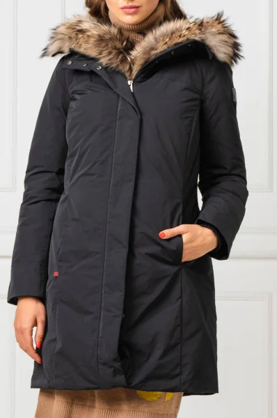 kabát ws luxury Woolrich 	čierna	