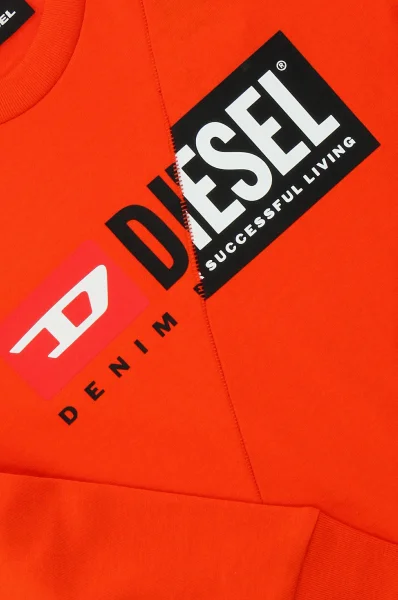 Longsleeve | Regular Fit Diesel 	oranžová	